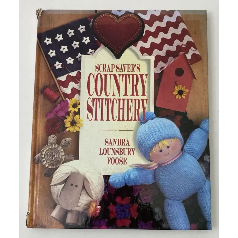 Scrap Saver's Lot of 3 Books-Bazaar- Christmas -Country Stitchery (Hardcover)